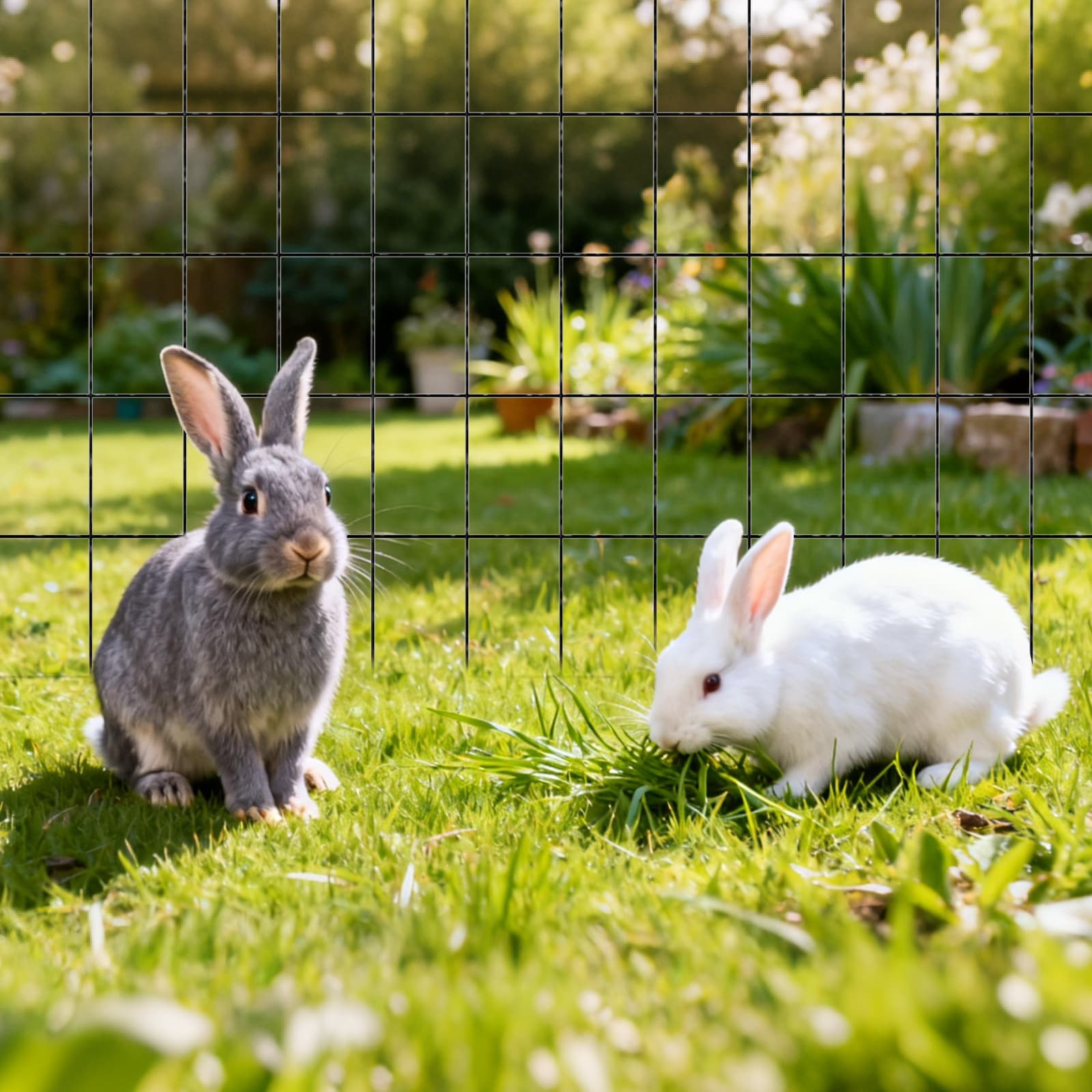 Galvanised Wire Mesh Fencing For Garden And Pet Enclosures_voghion.com